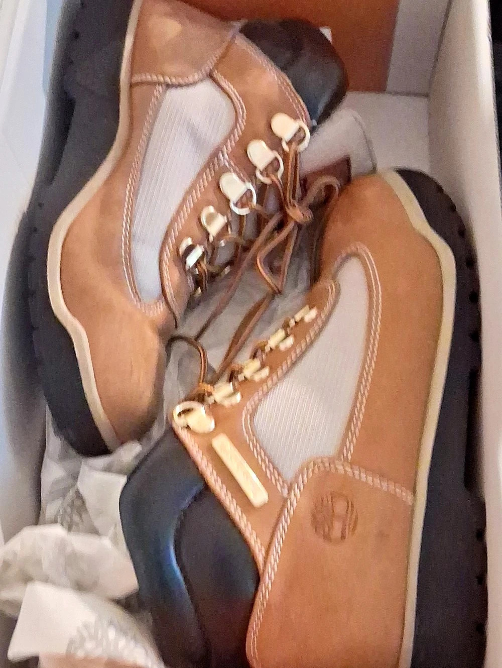 Timberland Field Boot Little Kid Field Boots Brown & Black Girls Or Boys 60US 4